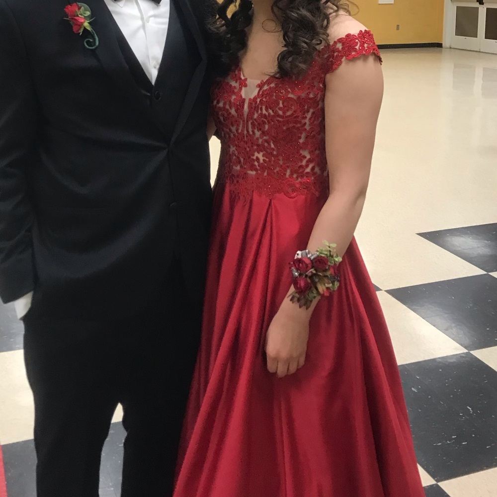 Red Prom Dress! - Picture 2 of 2